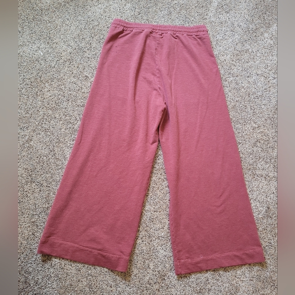 Sundry Womens Wide Leg Cropped Pull On Pants Size 4 - Picture 3 of 8